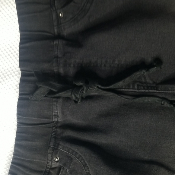 Shein Curve Black Stretch Jean Cut-offs size 2X Nwot - Picture 6 of 6